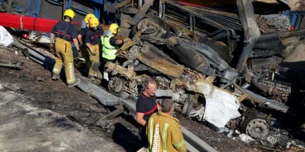 Opt români au murit într-un accident în Spania FOTO Levante/Loino 