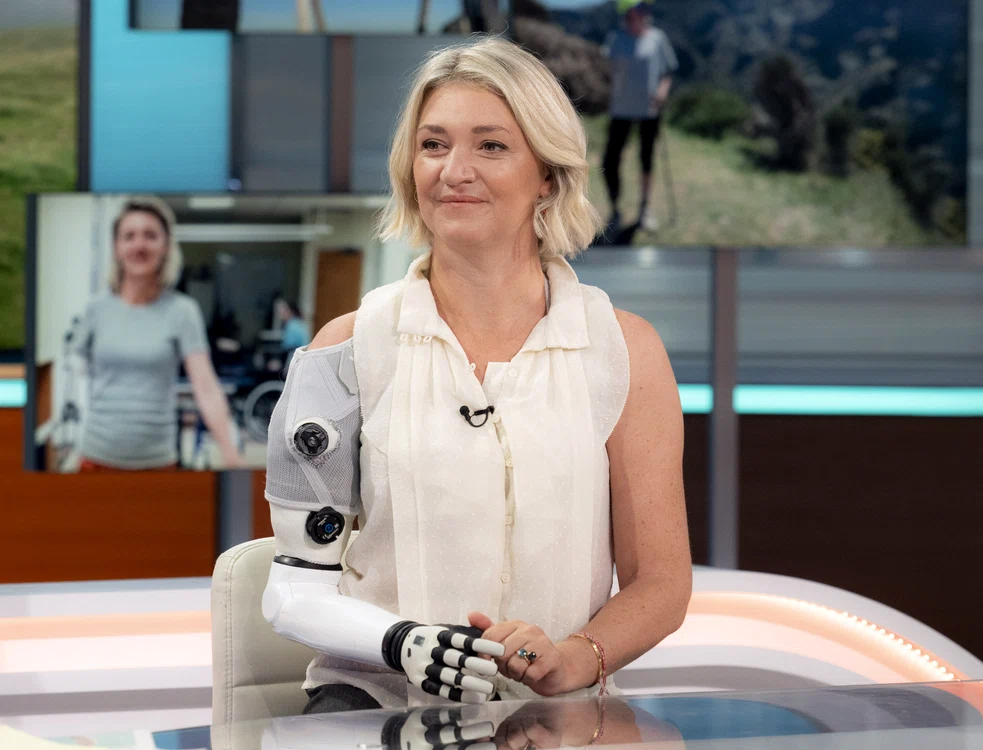 Sarah de Legarde, la o emisiune TV