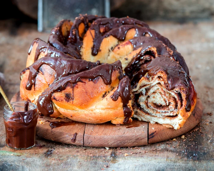 Cozonac cu ciocolată