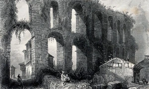 Apeductul lui Valens. Gravură din secolul al XIX-lea (© Wellcome Collection gallery (2018-03-23) CC-BY-4.0)