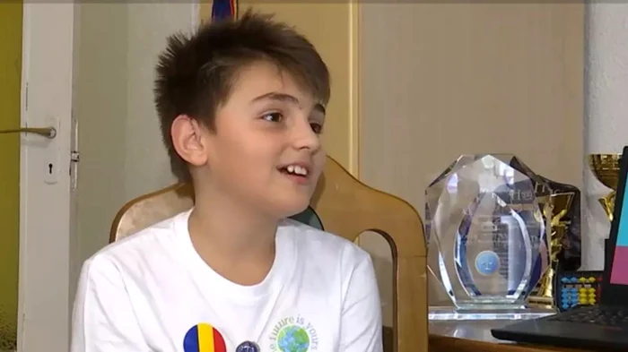 Karlos Tănăsucă are 12 ani / foto: captura observatornews