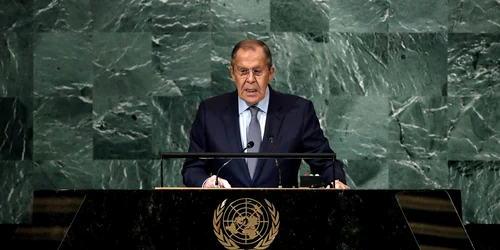 Lavrov la Adunarea Generala ONU FOTO EPA EFE jpg