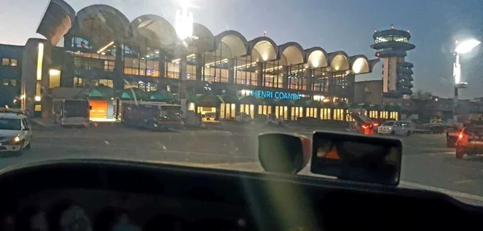 Mihai Mărgineanu a reuşit să aterizeze cu bine pe Aeroportul Henri Coandă FOTO Facebook