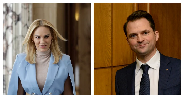 Gabriela Firea și Sebastian Burduja Foto Mediafax Inquam Photos