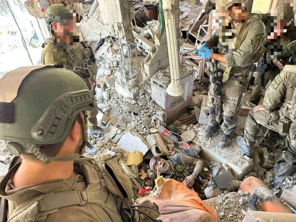 Liderul Hamas găsit printre dărâmături/ FOTO:IDF