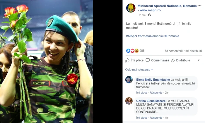 mapn simona halep foto facebook