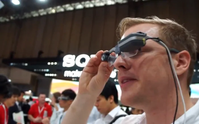 Ochelarii japonezilor sunt în stadiul de prototip FOTO Captură Youtube