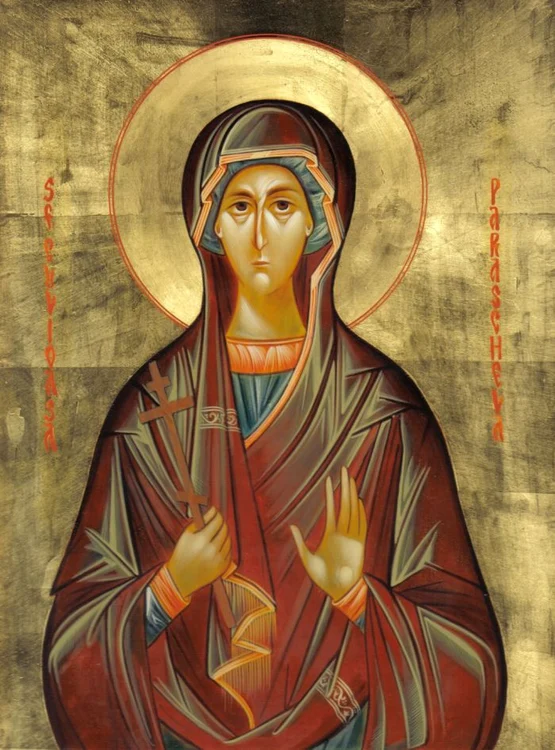 
    Sfânta Cuvioasă Parascheva, icoană ortodoxă românească. (Foto arhivă)  