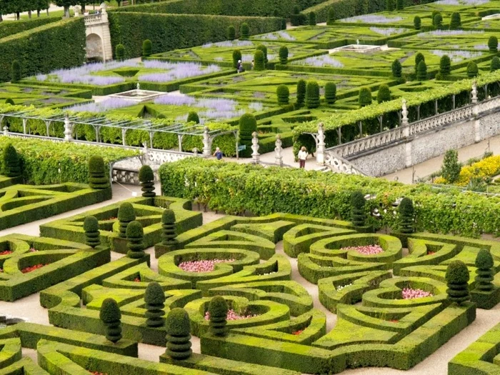 Labirintul din grădina castelului Villandry, în Franţa FOTO en.federal-hotel.com