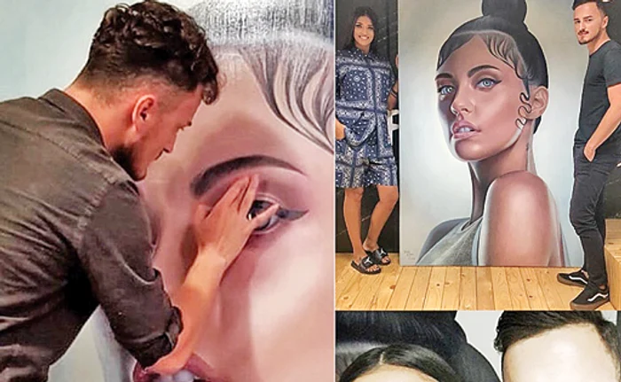 Antonia, alături de pictorul Frohlich Regian