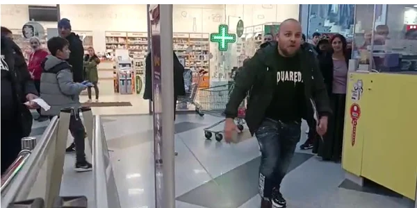 Agresor Carrefour FOTO Facebook 