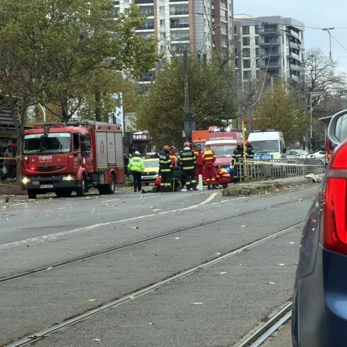 Zona în care a avut loc accidentul mortal de pe Bulevardul Camil Ressu din București