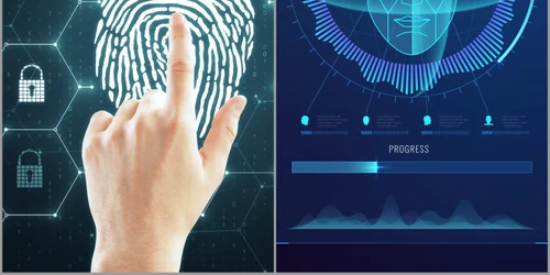 Autentificare biometrica cu amprentă și față  FOTO Shutterstock jpg