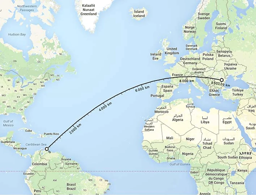 9.500 de kilometri separă Curaçao de România