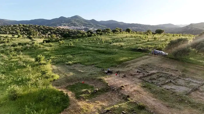 Fotografie aeriană a zonei investigate (© Università di Catania)