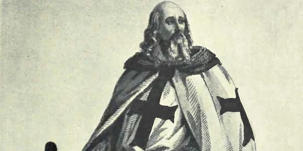 illustration Jacques de Molay Templar stake webp