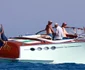 Queen Silvia, king Carl XVI Gustaf of Sweden boating   Saint Tropez jpeg