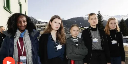 greta thunberg Loukina Tille Luisa Neubauer isabelle Axelsson Vanessa Nakate foto captura the guardian