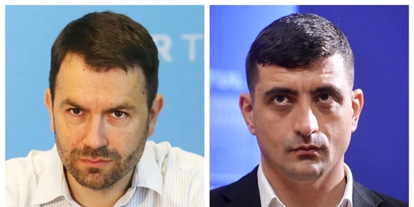 (articol) Cătălin Drulă & George Simion (foto Mediafax Foto)