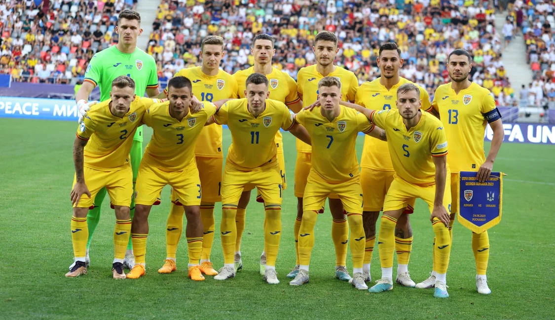 România U21 a făcut act de prezență la Euro 2023 U21. Foto frf.ro/ Alex Nicodim 