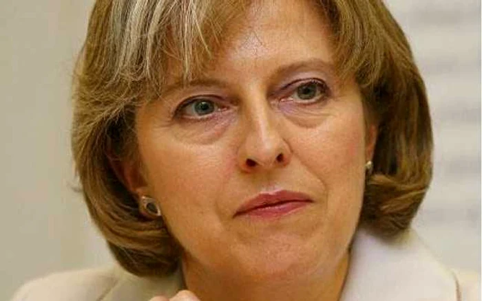 Ministrul britanic de Interne, Theresa May FOTO telegraph.co.uk