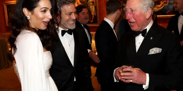 amal si george clooney si printul charles foto guliver/getty images