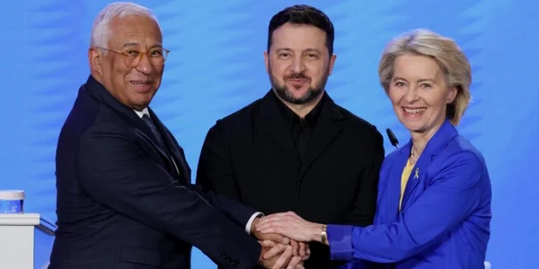 Antonio Costa Zelenski Ursula von der Leyen FOTO X jpg