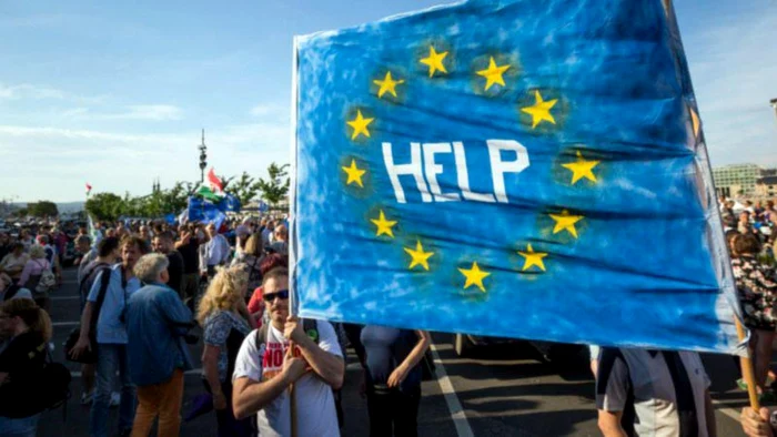 Proteste la Budapesta FOTO EPA