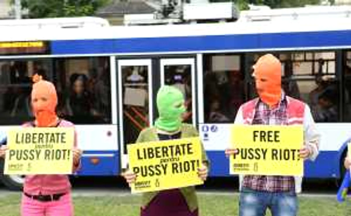 Protestul a avut loc în fața Ambasadei Federației Ruse