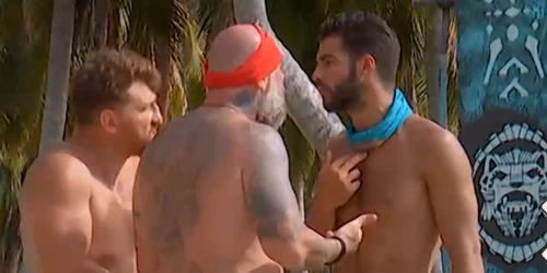 Moroșanu și Iancu Sterp, scandal la Survivor sursa Pro tv 