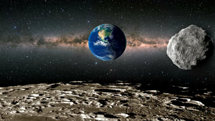 Un asteroid cât un stadion se apropie, astăzi, de Pământ.