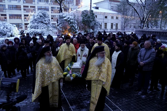 Pelerinaj la Galați, cu moaștele Sf. Andrei FOTO: Arhiepiscopia Dunării de Jos