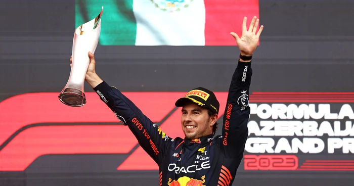 Mexicanul Sergio Perez se bate la titlu cu coechipierul său, Max Verstappen. Foto Getty images
