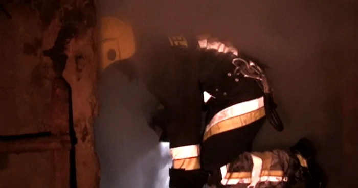 Incendiul din satul Salageni comuna Dumbraveni