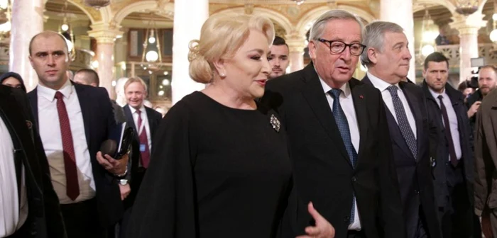 Jean Claude Juncker, alături de Viorica Dăncilă FOTO Inquam Photos