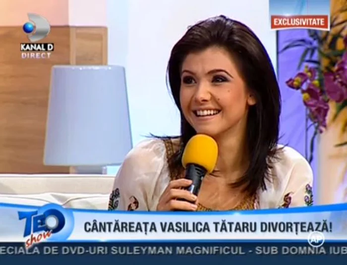 Vasilica Tătaru a vorbit pentru prima dată despre divorţul de dirijorul Cristian Năstase (captură: Kanal D)