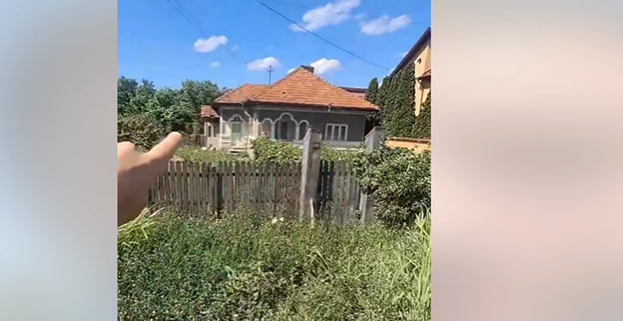 Casa cumpărată din donații FOTO: Captura video