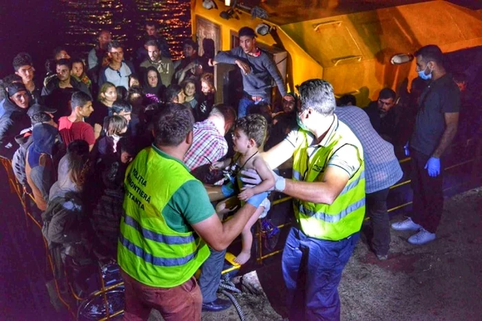 În 30 de zile, 480 de migranţi au ajuns în România pe Marea Neagră FOTO Garda de Coastă