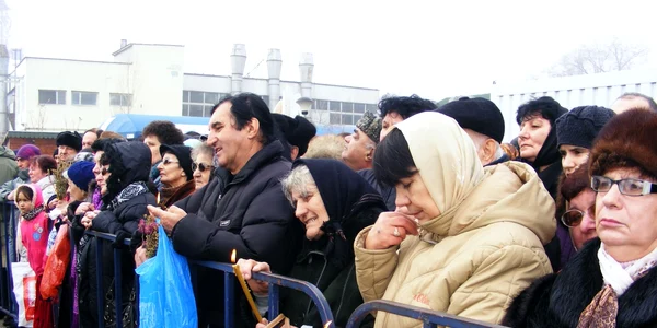 procesiune de bobotează la malul Dunării FOTO Corina Macavei