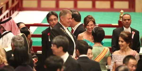 Iohannis si Carmen in Japonia FOTO Presidency