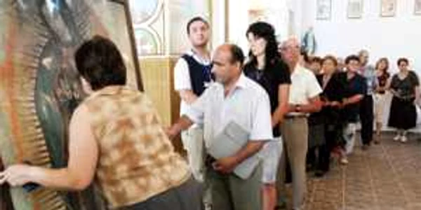 Icoana Fecioarei Maria de Guadalupe, în Bănie