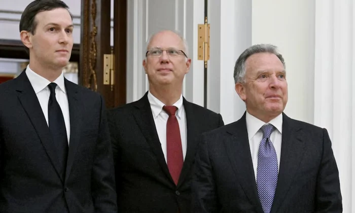 Jared Kushner, Kirill Dmitriev și Steve Witkoff FOTO X @WeReporter jfif