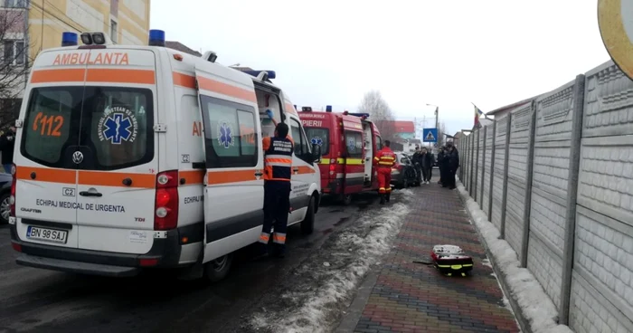 Accidentul s-a produs în apropierea unui loc de joacă FOTO: Bianca Sara