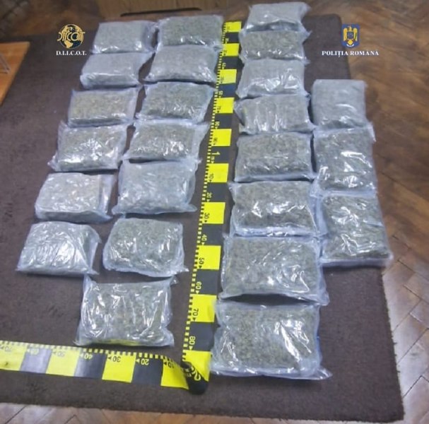 Traficant arestat preventiv după ce fost prins în timp ce ridica un colet cu 10 kilograme de canabis VIDEO