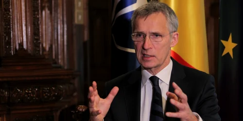 Interviu Jens Stoltenberg secretar general al NATO  FOTO Eduard Enea