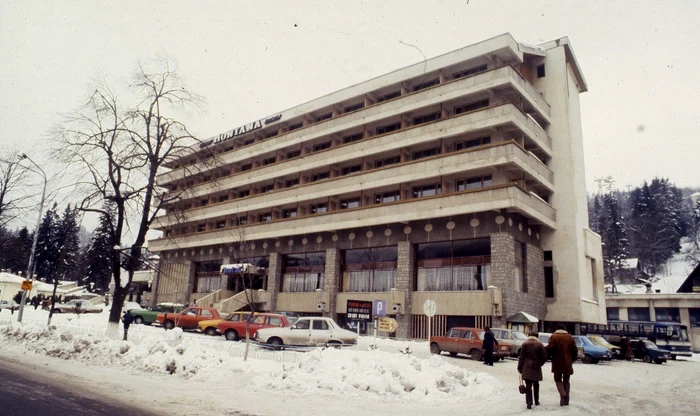 Iarnă în anii '80. Sursa: Fortepan.hu. Foto: Urban Tamaș