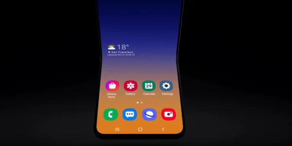 Samsung Galaxy Z Flip concept Captura Youtube