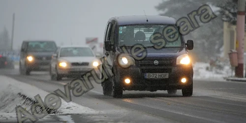 Trafic îngreunat din cauza zăpezii: Bogdan Crăciun