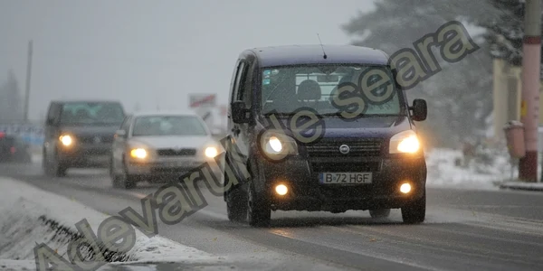 Trafic îngreunat din cauza zăpezii: Bogdan Crăciun