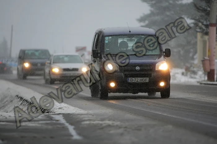 Trafic îngreunat din cauza zăpezii: Bogdan Crăciun